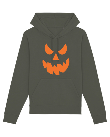 Pumpkin Angry Face Khaki