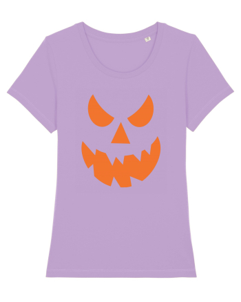 Pumpkin Angry Face Lavender Dawn