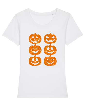 Pumpkin Angry Gang  White