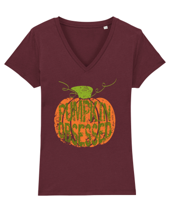 Pumpkin Obsessed Burgundy
