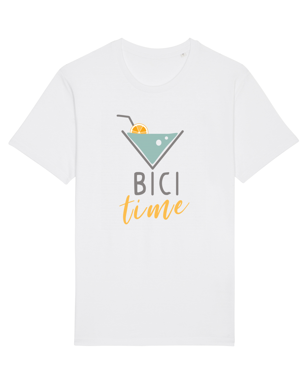 Tricou mânecă scurtă Unisex Rocker White