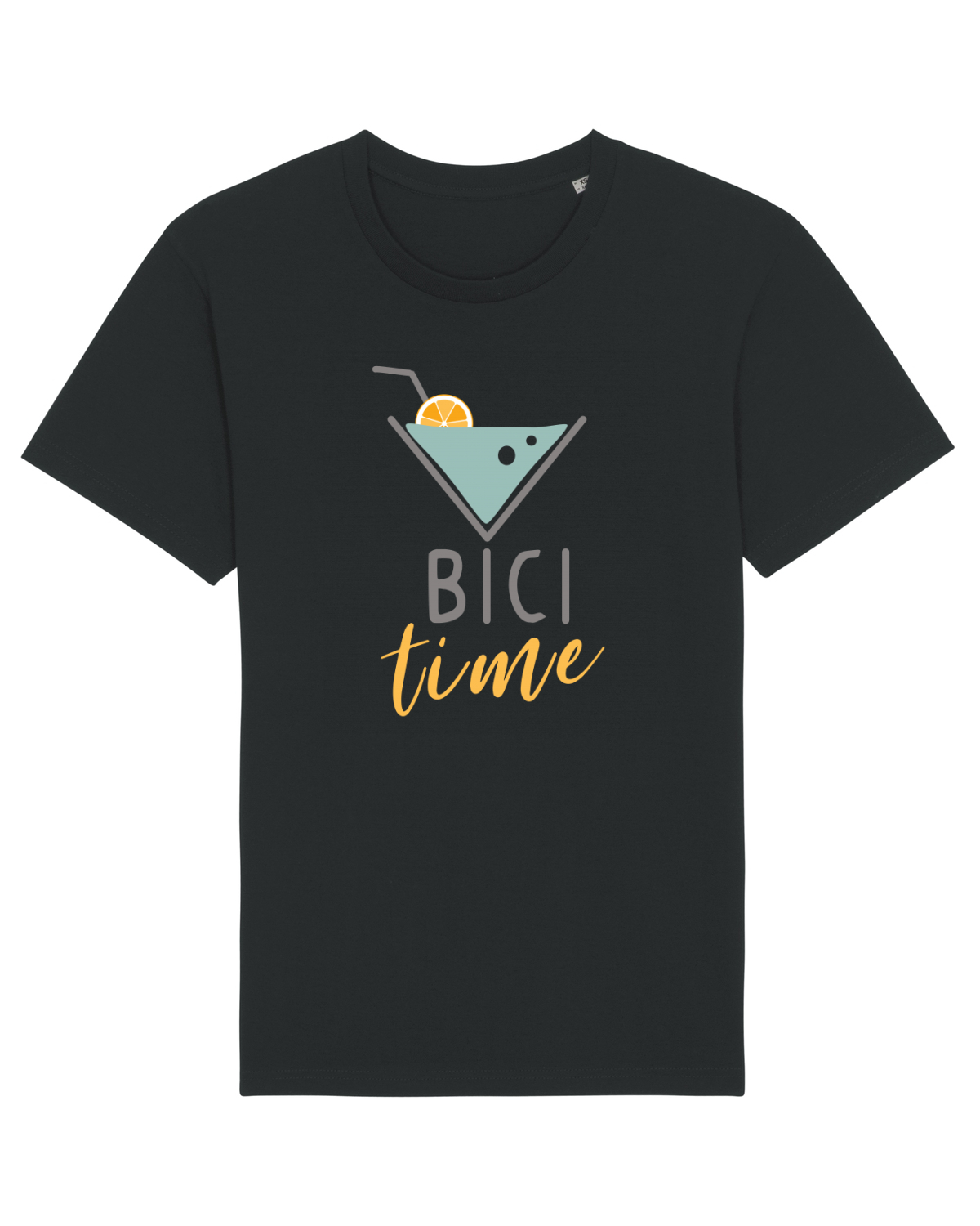 Tricou mânecă scurtă Unisex Rocker Black