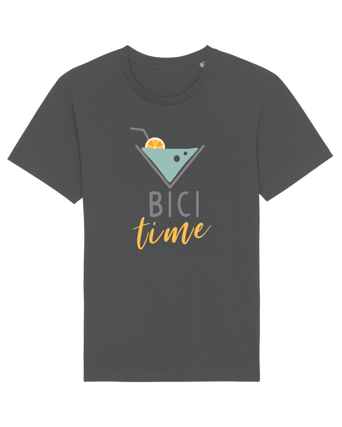 Tricou mânecă scurtă Unisex Rocker Anthracite
