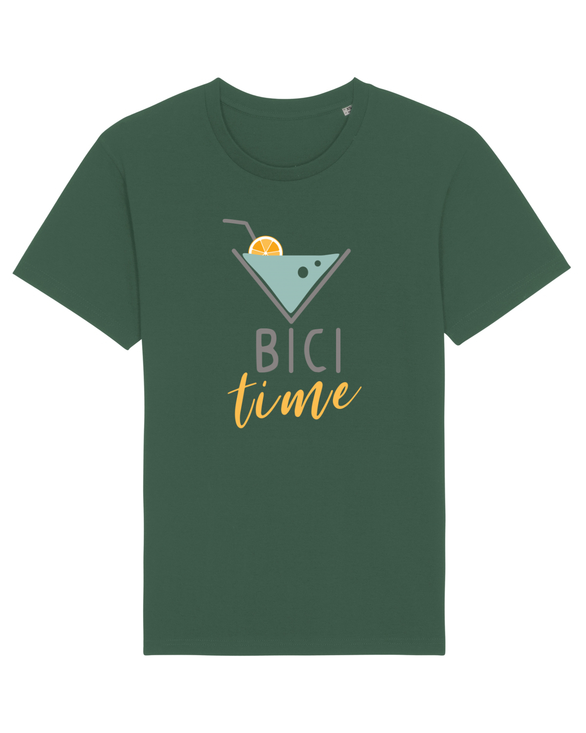 Tricou mânecă scurtă Unisex Rocker Bottle Green