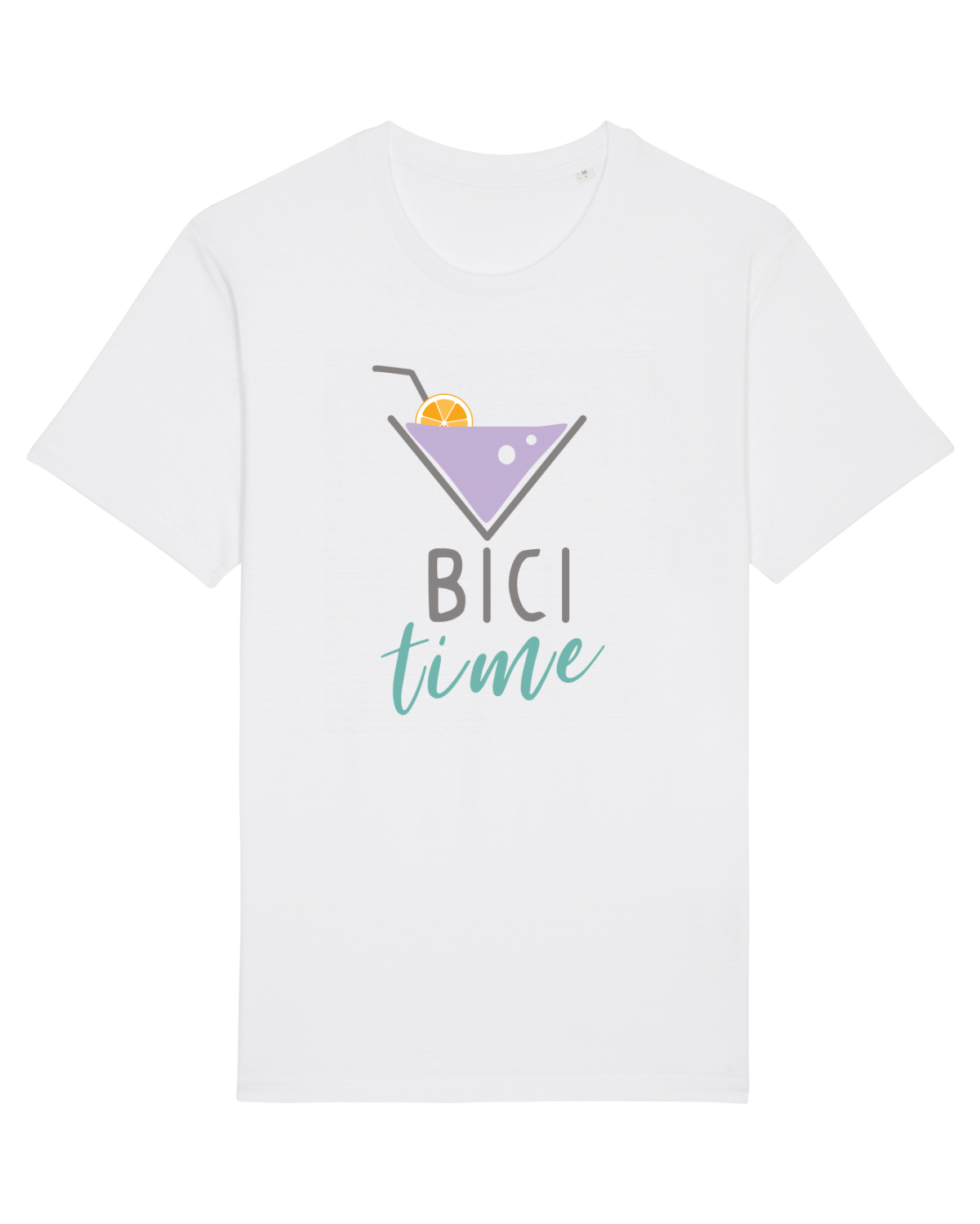 Tricou mânecă scurtă Unisex Rocker White