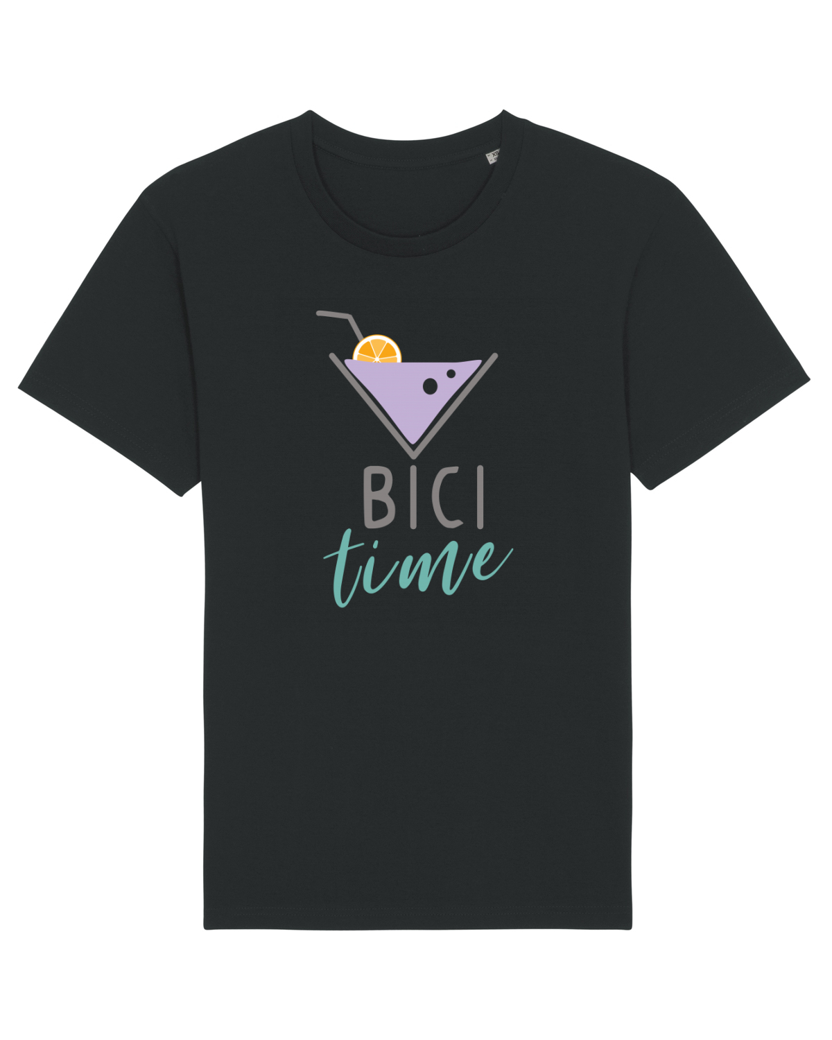 Tricou mânecă scurtă Unisex Rocker Black