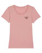 Good Vibes Tricou mânecă scurtă guler larg fitted Damă Expresser