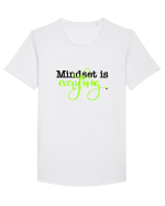 Mindset is Everything Tricou mânecă scurtă guler larg Bărbat Skater