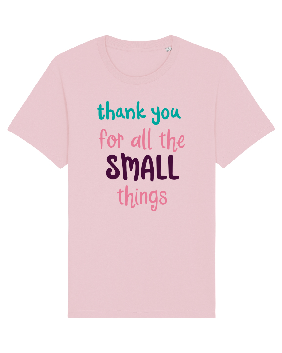 Tricou mânecă scurtă Unisex Rocker Cotton Pink