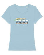 Born in 1955 Tricou mânecă scurtă guler larg fitted Damă Expresser