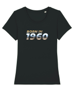 Born in 1960 Tricou mânecă scurtă guler larg fitted Damă Expresser