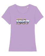 Born in 1967 Tricou mânecă scurtă guler larg fitted Damă Expresser