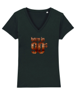 Born in 90s Tricou mânecă scurtă guler V Damă Evoker