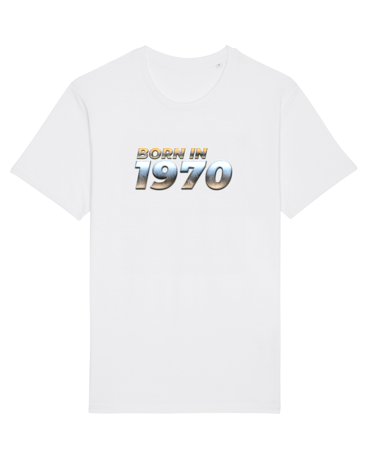 Tricou mânecă scurtă Unisex Rocker White