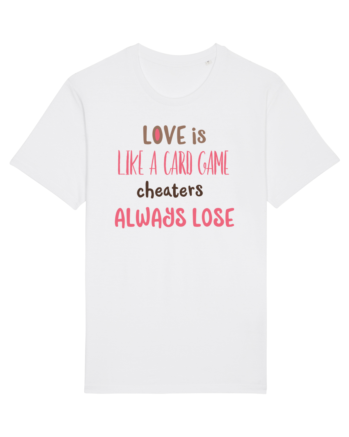 Tricou mânecă scurtă Unisex Rocker White