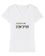Born in 1976 Tricou mânecă scurtă guler V Damă Evoker