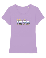 Born in 1979 Tricou mânecă scurtă guler larg fitted Damă Expresser