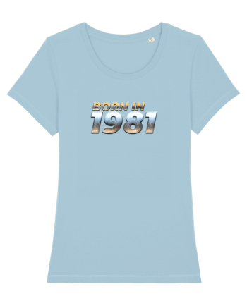 Born in 1981 Sky Blue