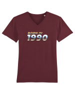 Born in 1990 Tricou mânecă scurtă guler V Bărbat Presenter