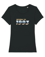 Born in 1993 Tricou mânecă scurtă guler larg fitted Damă Expresser