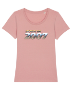 Born in 2007 Tricou mânecă scurtă guler larg fitted Damă Expresser