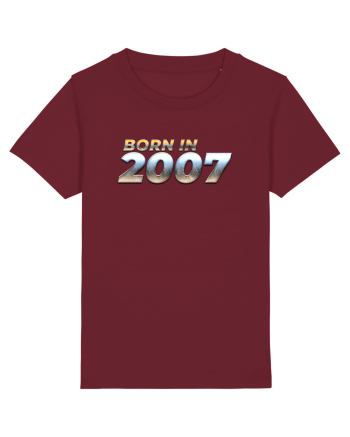Born in 2007 Burgundy