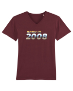 Born in 2008 Tricou mânecă scurtă guler V Bărbat Presenter