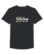 Born in 2009 Tricou mânecă scurtă guler larg Bărbat Skater