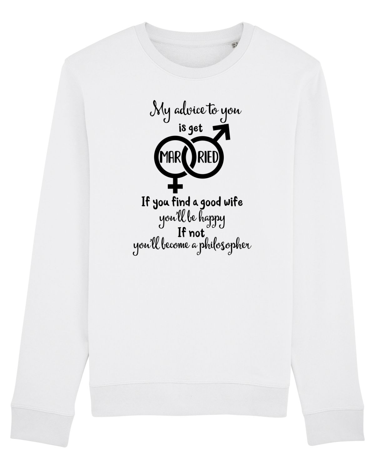 Bluză mânecă lungă Unisex Rise White