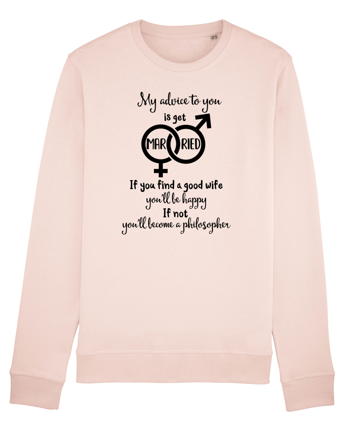 Bluză mânecă lungă Unisex Rise Candy Pink