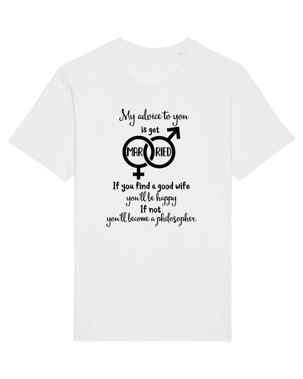 Tricou mânecă scurtă Unisex Rocker White