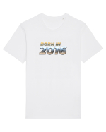 Born in 2016 Tricou mânecă scurtă Unisex Rocker