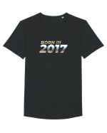 Born in 2017 Tricou mânecă scurtă guler larg Bărbat Skater