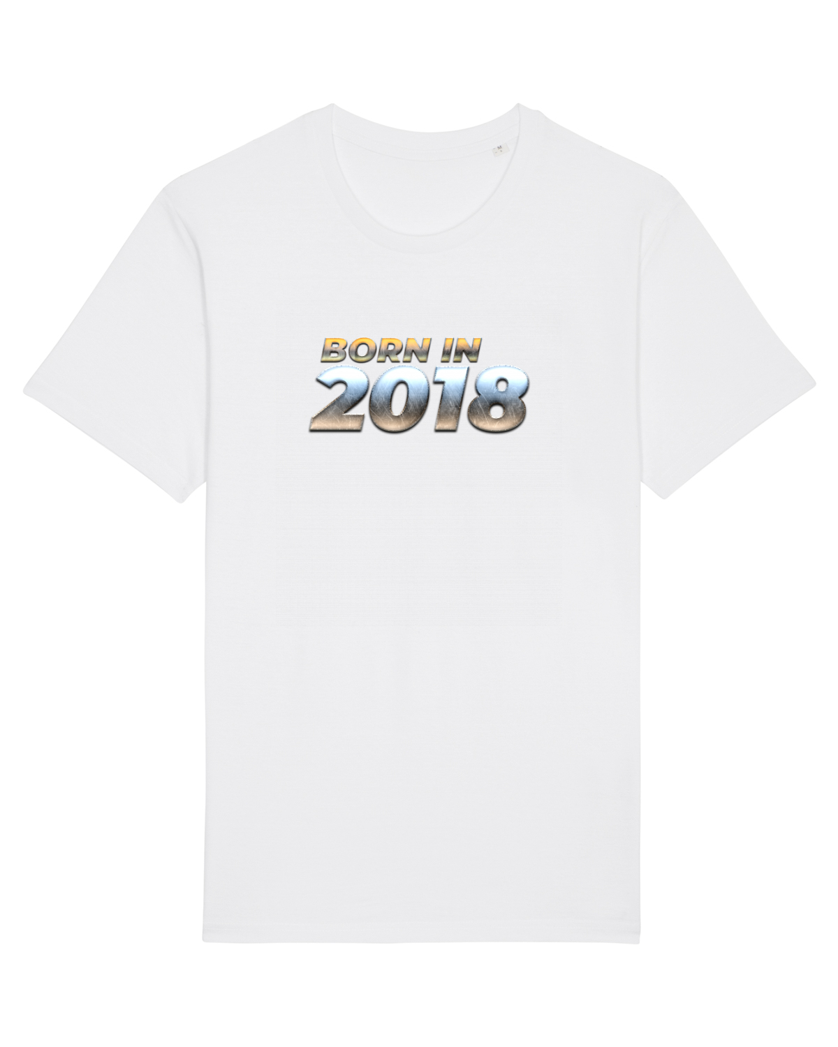 Tricou mânecă scurtă Unisex Rocker White