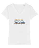Born in 2019 Tricou mânecă scurtă guler V Damă Evoker