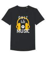 Only MUSIC Tricou mânecă scurtă guler larg Bărbat Skater