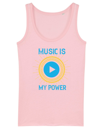 Music is My Power Cotton Pink