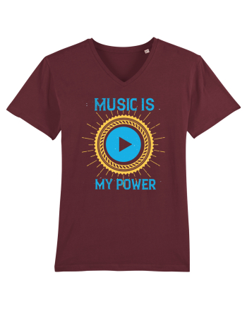 Music is My Power Burgundy