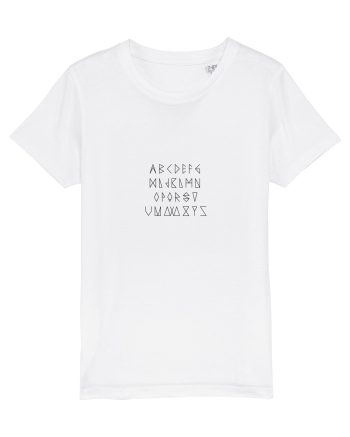 Rune Font Negru White