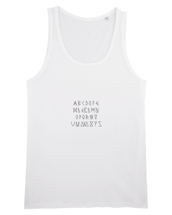 Rune Font Negru White