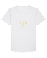 Rune Font Auriu Tricou mânecă scurtă guler larg Bărbat Skater