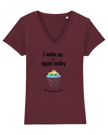 I woke up gay again Burgundy