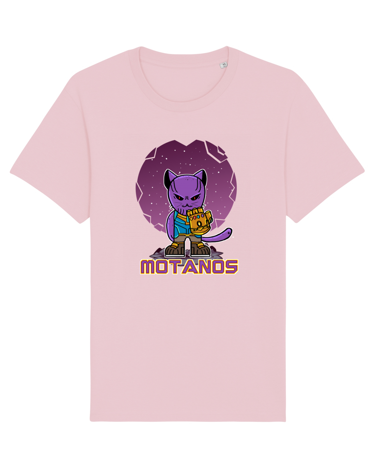 Tricou mânecă scurtă Unisex Rocker Cotton Pink