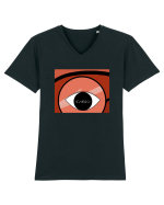Big Data Tricou mânecă scurtă guler V Bărbat Presenter