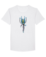 King God Tricou mânecă scurtă guler larg Bărbat Skater