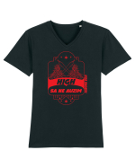 High sa ne auzim Tricou mânecă scurtă guler V Bărbat Presenter