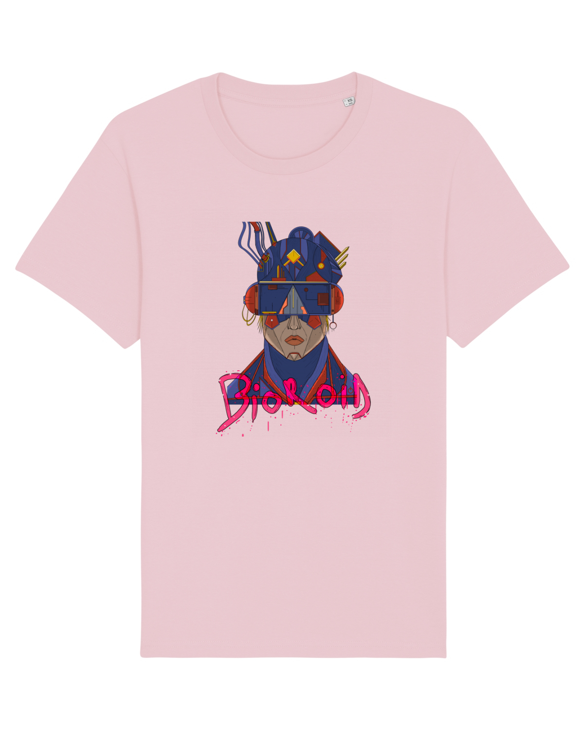 Tricou mânecă scurtă Unisex Rocker Cotton Pink