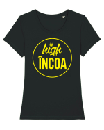High incoa Tricou mânecă scurtă guler larg fitted Damă Expresser