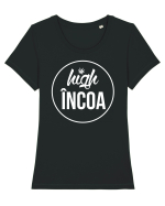 High incoa Tricou mânecă scurtă guler larg fitted Damă Expresser