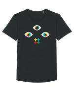 3rd Eye Tricou mânecă scurtă guler larg Bărbat Skater